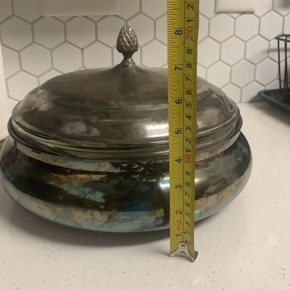 The sheffield silver company covered‎ dish silver